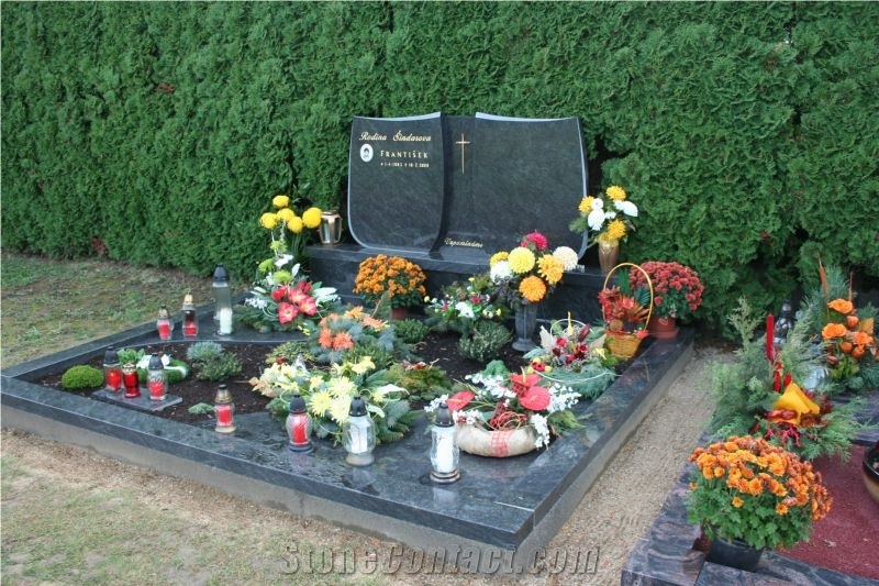 Ocean Green Granite Double Monument