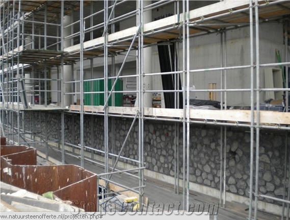 Basalt Walling, Pietra Aniciano Grey Basalt