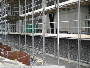 Basalt Walling, Pietra Aniciano Grey Basalt
