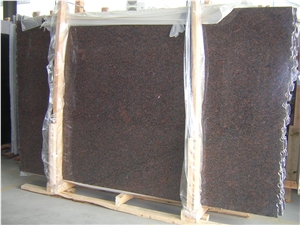 China Mahogany Granite Slabs, China Brown Granite
