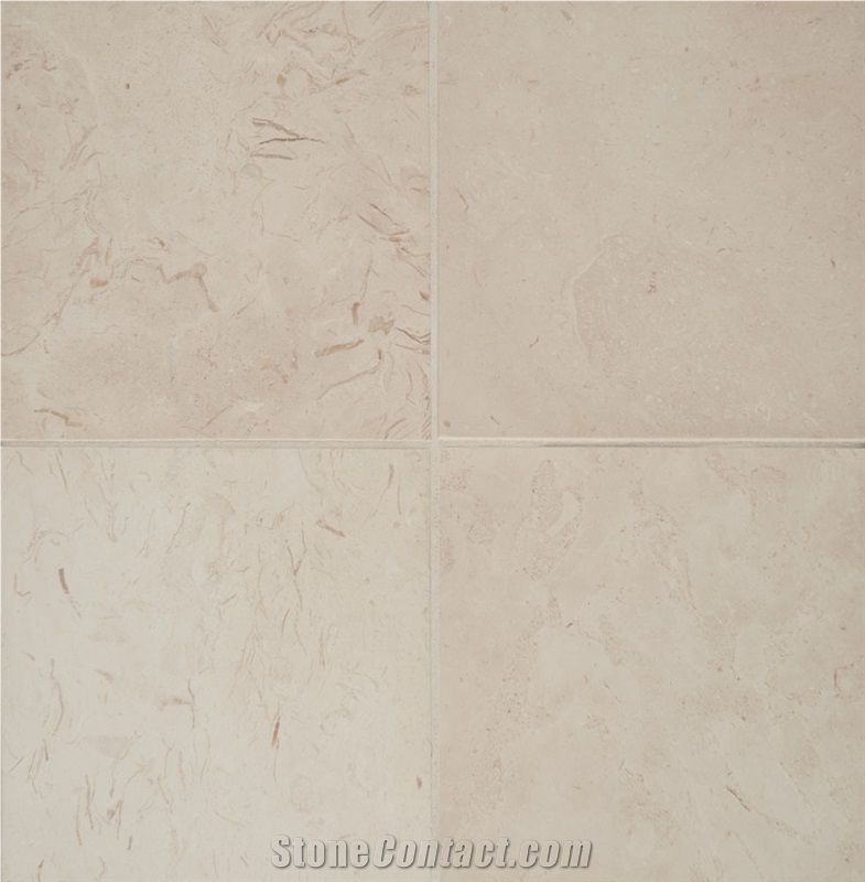 Corinthian White Honed Limestone Tiles