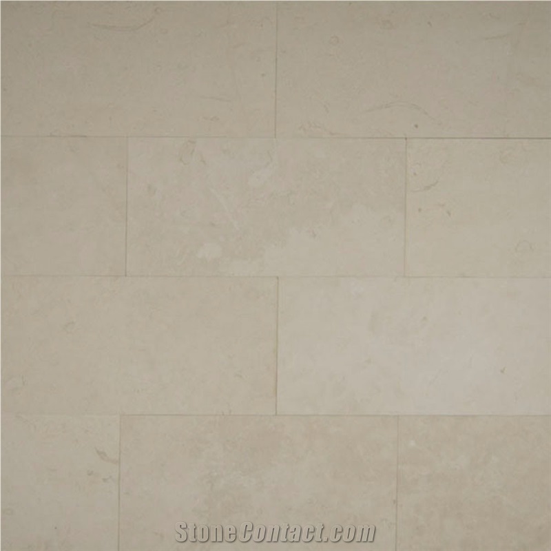 Corinthian White Honed Limestone Tiles