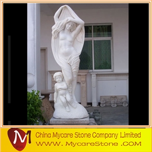 White Marble Statues