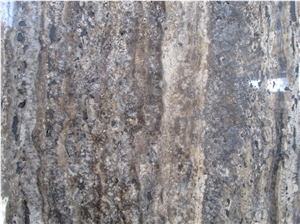 Silver Travertine Takab Tiles, Slabs