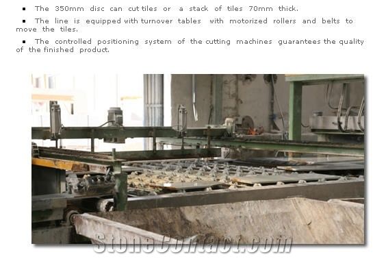 Stone Tile Cutting Line