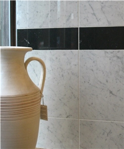 Bianco Carrara Polished Marble, Italy White Marble