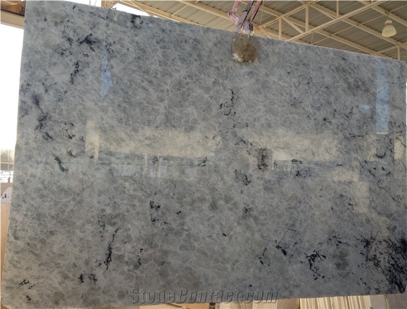 Tropical Blue Marble Slabs, Mexico White Marble