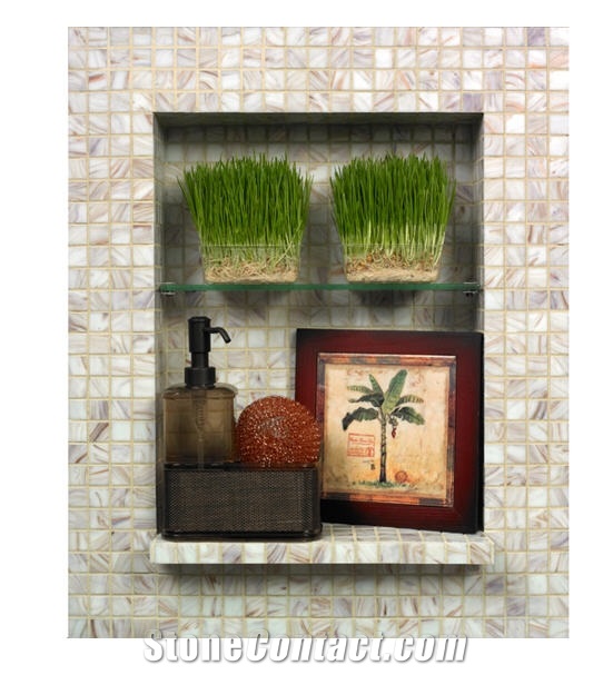 Mosaic Niche Kit with Copper Lights