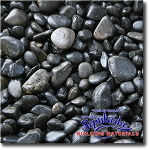 Black Marble Polished Pebble