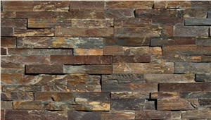 Ming Valley Slate Panel Ledger, Brown Slate Cultured Stone Ming Valley Slate Panel Ledger, Brown Slate Cultured Stone