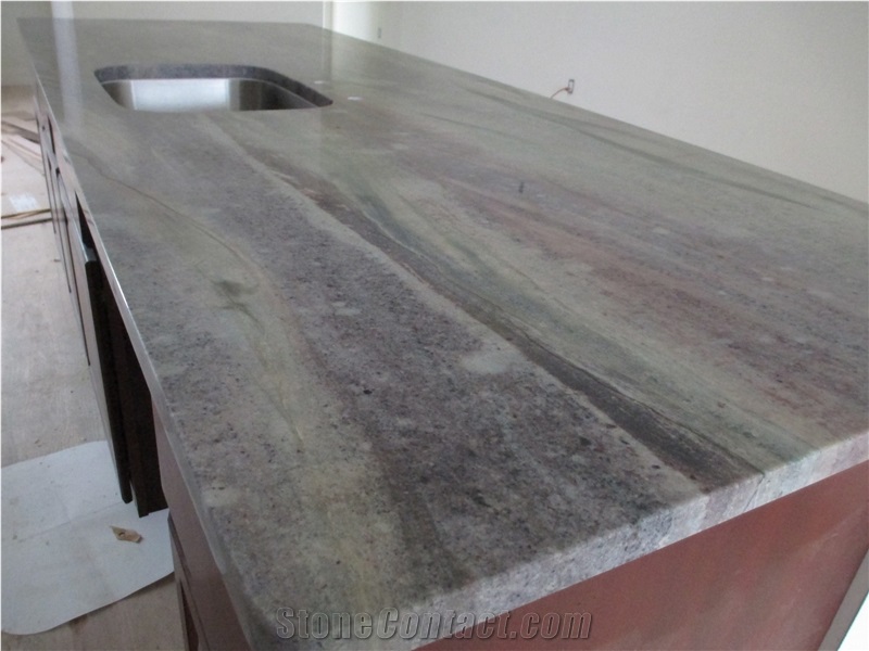 Aquarella Quartzite Countertop, Aquarella Alabaster Countertop