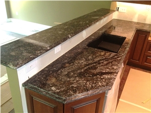 Black Fusion Granite Countertop