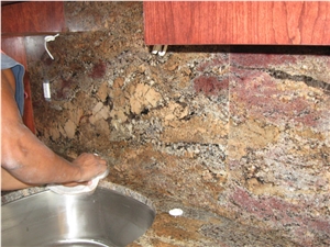 Bordeaux Cabernet Granite Countertop