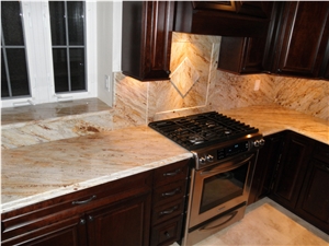 Colonial Gold Granite Countertop, Colonial Gold Yellow Granite Countertop