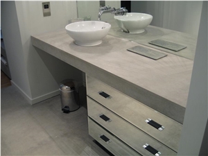 Azul Bateig Bathroom Top, Azul Bateig Blue Limestone Bathroom Top