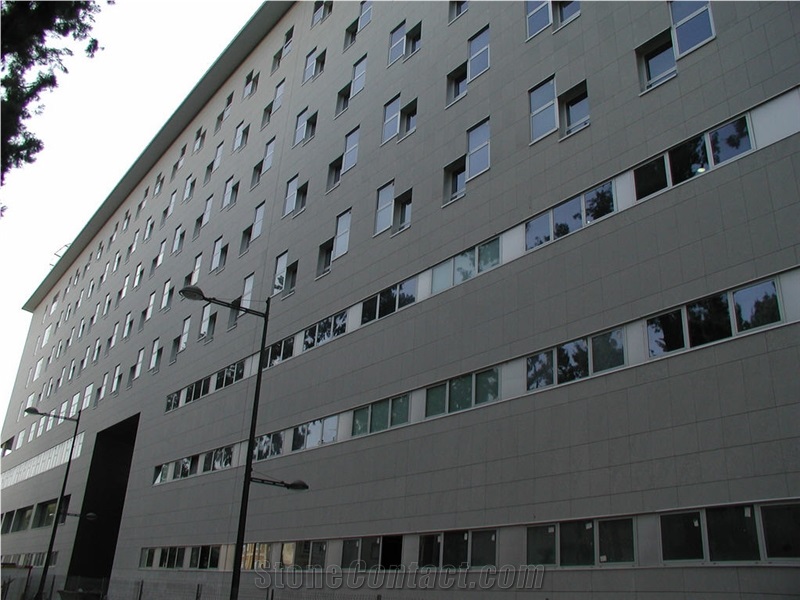 Azul Bateig Facade, Azul Bateig Blue Limestone Facade