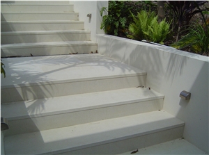 Bateig Blanco Steps, Bateig Blanco Stairs, Bateig Blanco White Limestone Stairs