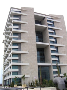 Crema Maroc Facade, Wall Cladding, Crema Maroc Beige Limestone Facade