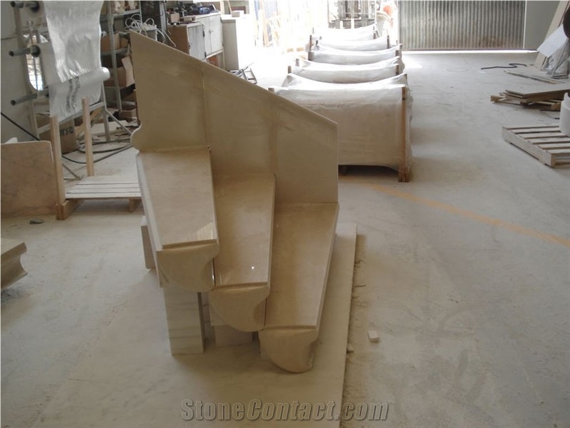 Piedra Bateig Diamante Steps, Bateig Diamante Beige Limestone Steps