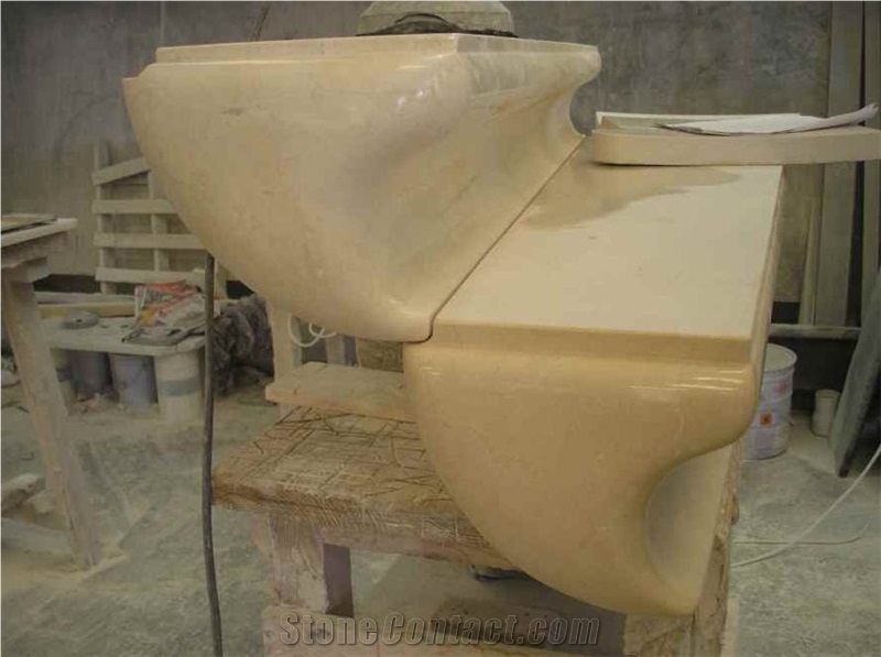 Piedra Bateig Diamante Steps, Bateig Diamante Beige Limestone Steps