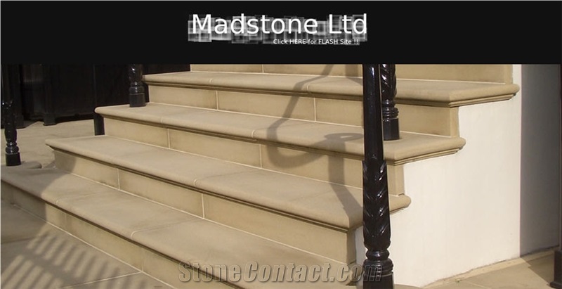 Arenisca Luna Beige Sandstone Stairs