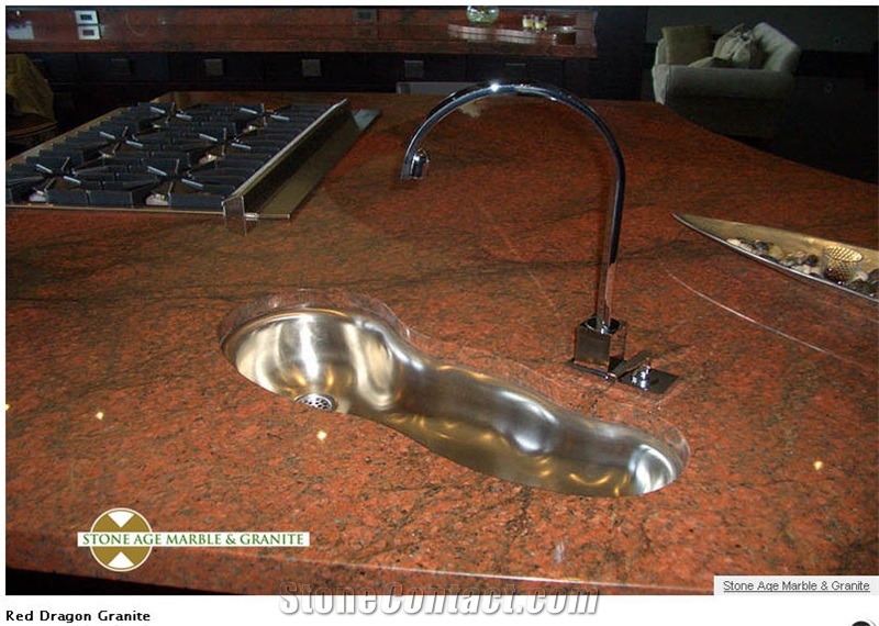 Red Dragon Granite Countertop