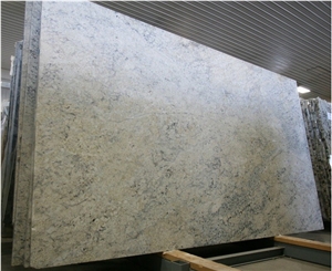 Bianco Romano Granite Slabs, Brazil White Granite