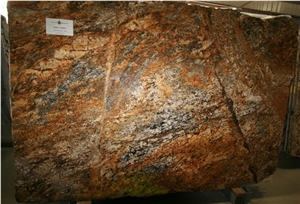 Giallo Capella Granite Slabs, Brazil Yellow Granite Giallo Capella Granite Slabs, Brazil Yellow Granite