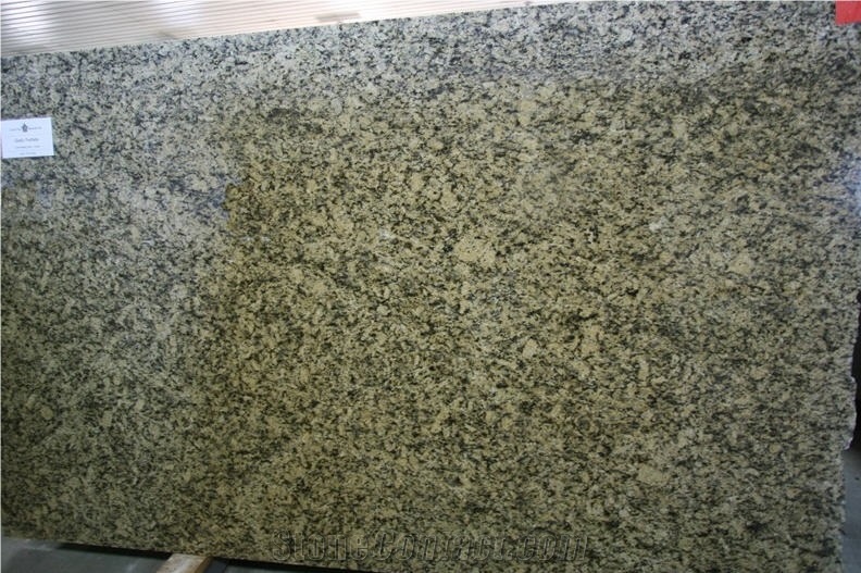 Giallo Farfalla Granite Slabs, Brazil Yellow Granite