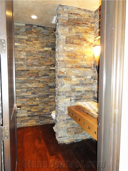 Ardosia Multicolor Rust Slate Wall Cladding