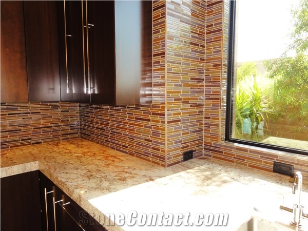 Genesis Yellow Granite Kitchen Countertops