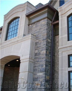 Indiana Limestone Masonry, Building, Indiana Beige Limestone Masonry