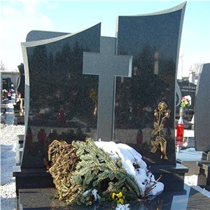 Impala Black Granite Monument,Cross Tombstone Impala Black Granite Monument,Cross Tombstone