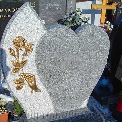 Pohorski Tonalit Tombstone, Pohorski Tonalit Grey Granite Tombstone