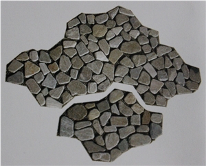 Slate on Net Pastes Pavements, Brown Slate Pavements