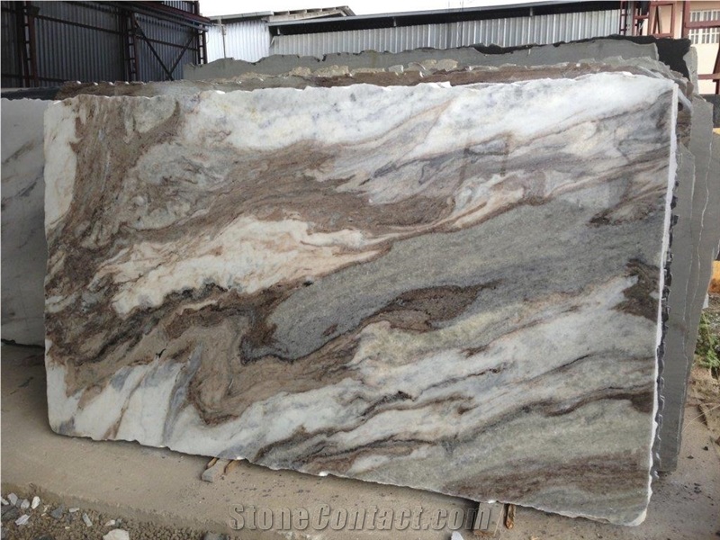 Cappuccino Marble Slabs, Medusa Marble Slabs, Brazil Cappuccino Marble Slabs