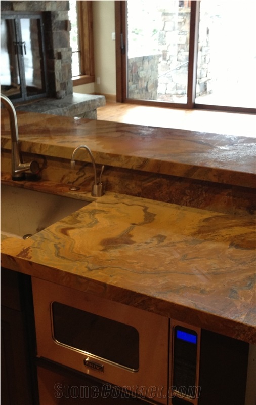 Multicolor Red Onyx Countertop