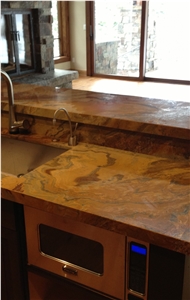 Multicolor Red Onyx Countertop