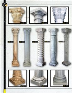 Caliza Bianco Beige Limestone Columns