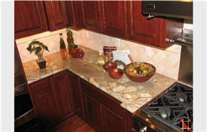 Exotic Gold Granite Countertop, Yellow Granite Countertop
