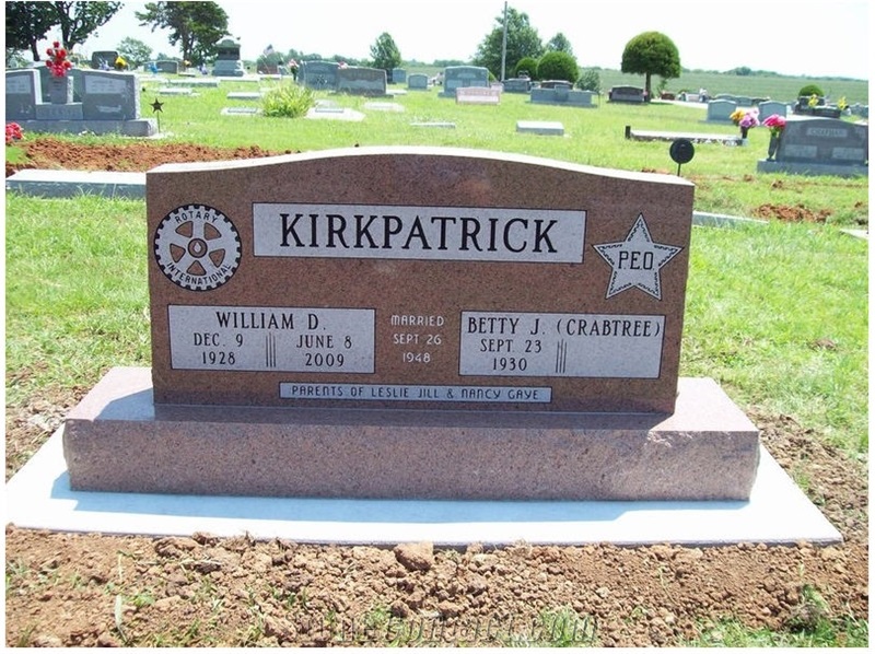 Red Granite Double Monument