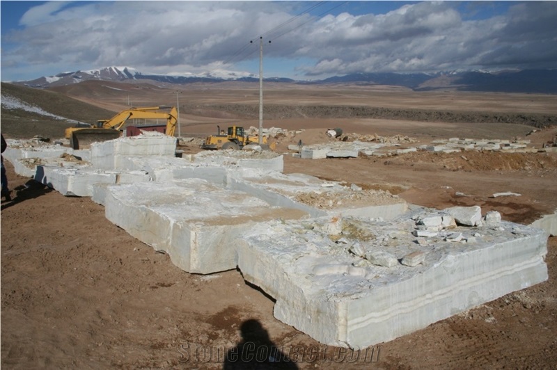 Iran White Onyx Blocks