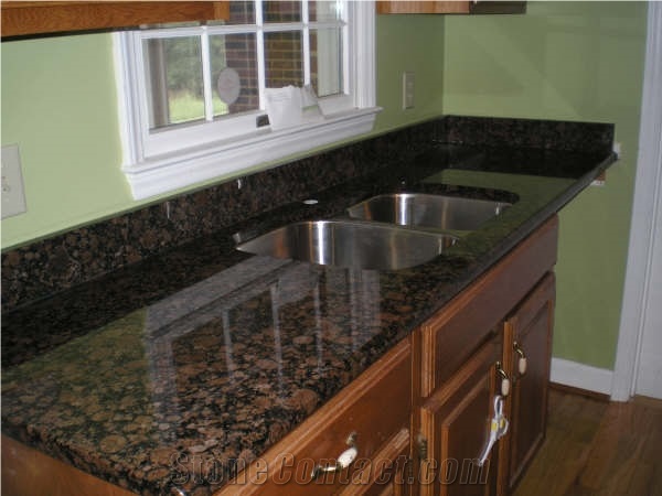 Baltic Brown Granite Kitchen Countertop