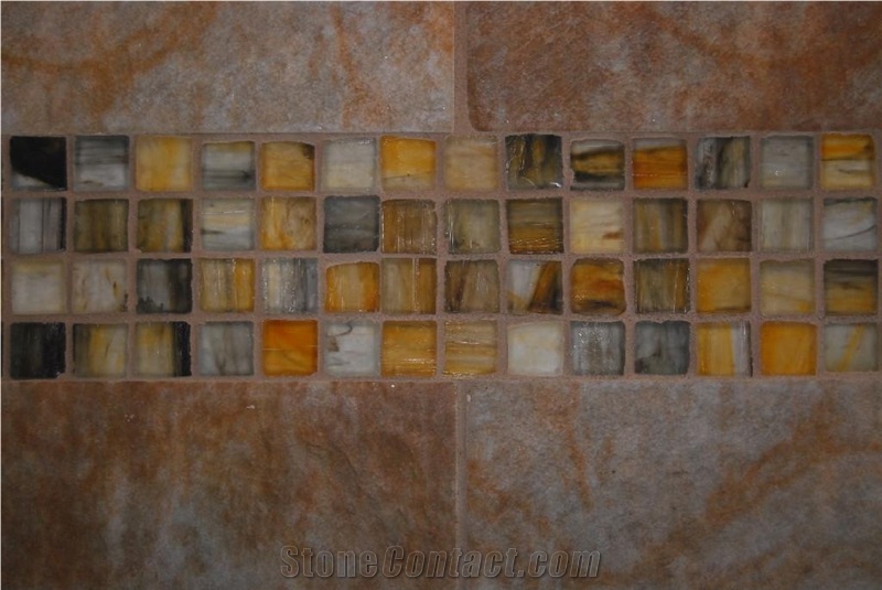 Yellow Slate Bathroom Design