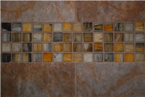 Yellow Slate Bathroom Design