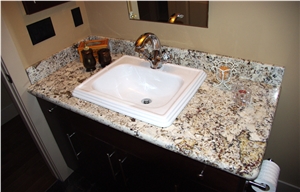 Crema Antartida Granite Bathroom Top, Crema Antartida White Granite Bathroom Top