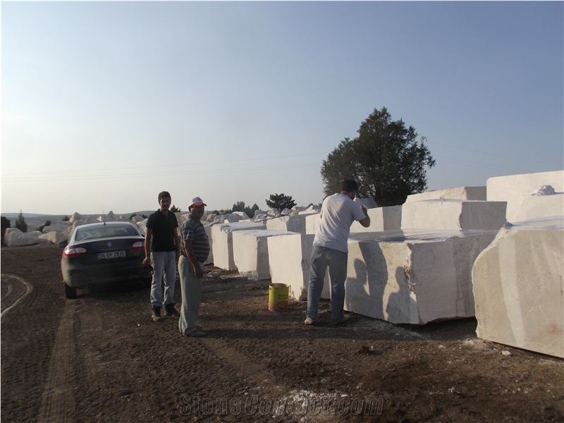 Kutahya Silver Beige Marble, Real Silver Marble, Real Silver Marble Block