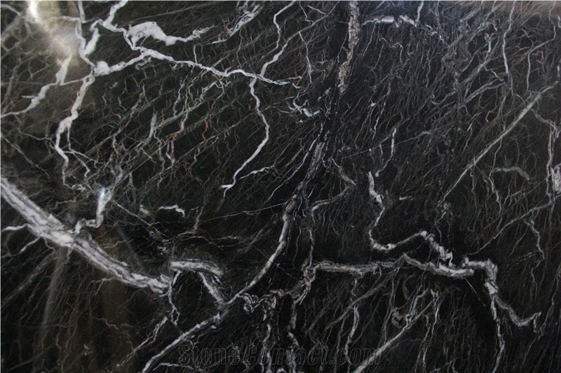 Spider Grey Marble Slabs, Tiles