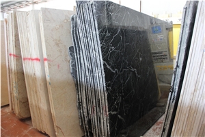 Spider Grey Marble Slabs, Tiles