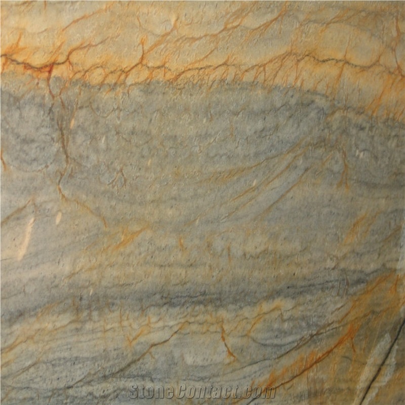 Giallo Macaubas Quartzite Slabs, Tiles